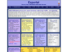 Tablet Screenshot of exportal.pl